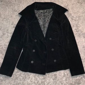 Betsey Johnson black corduroy blazer size small